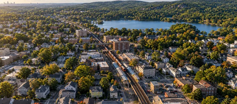 Aerial view of Malden, MA