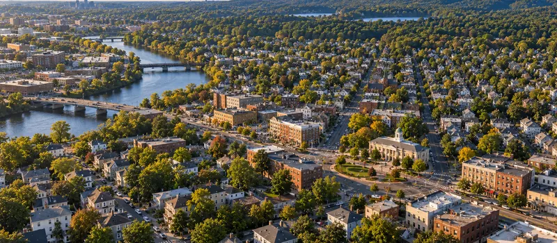 Aerial view of Medford, MA