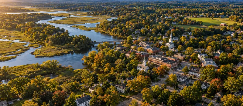 Aerial view of Middleton, MA