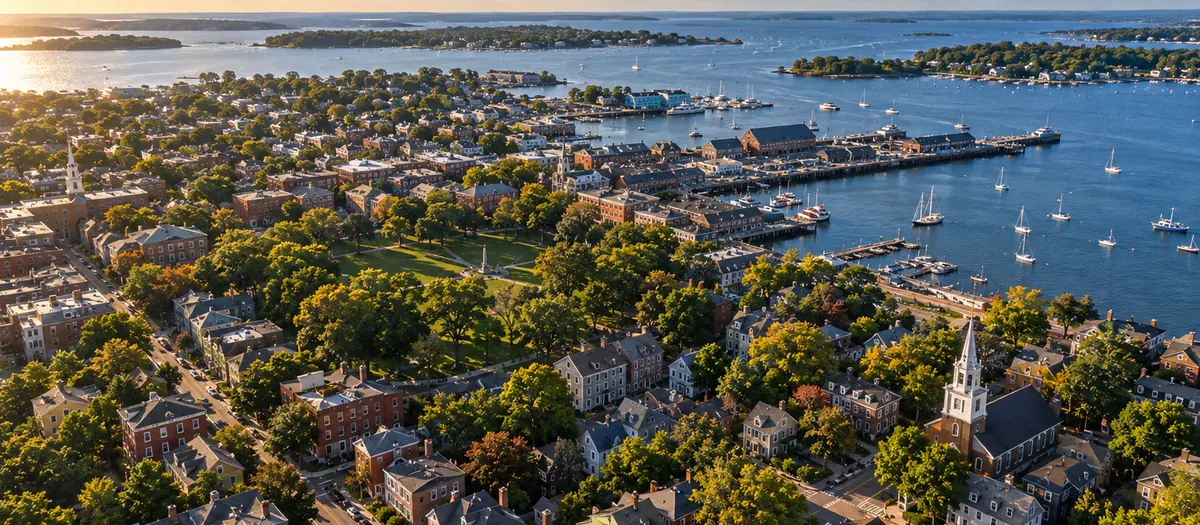 Aerial view of Salem, MA