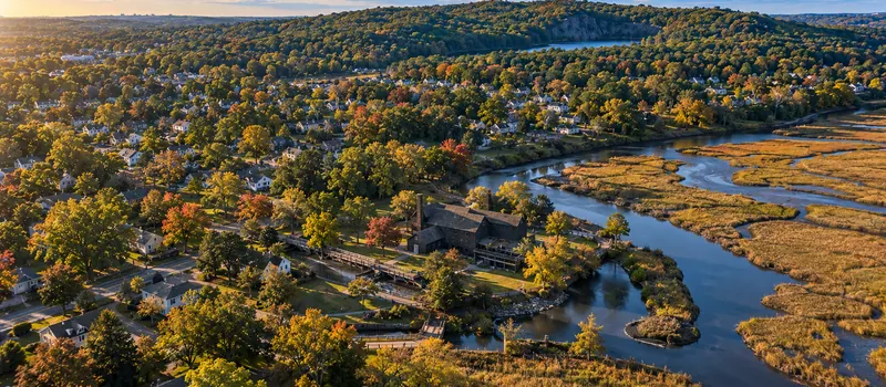 Aerial view of Saugus, MA