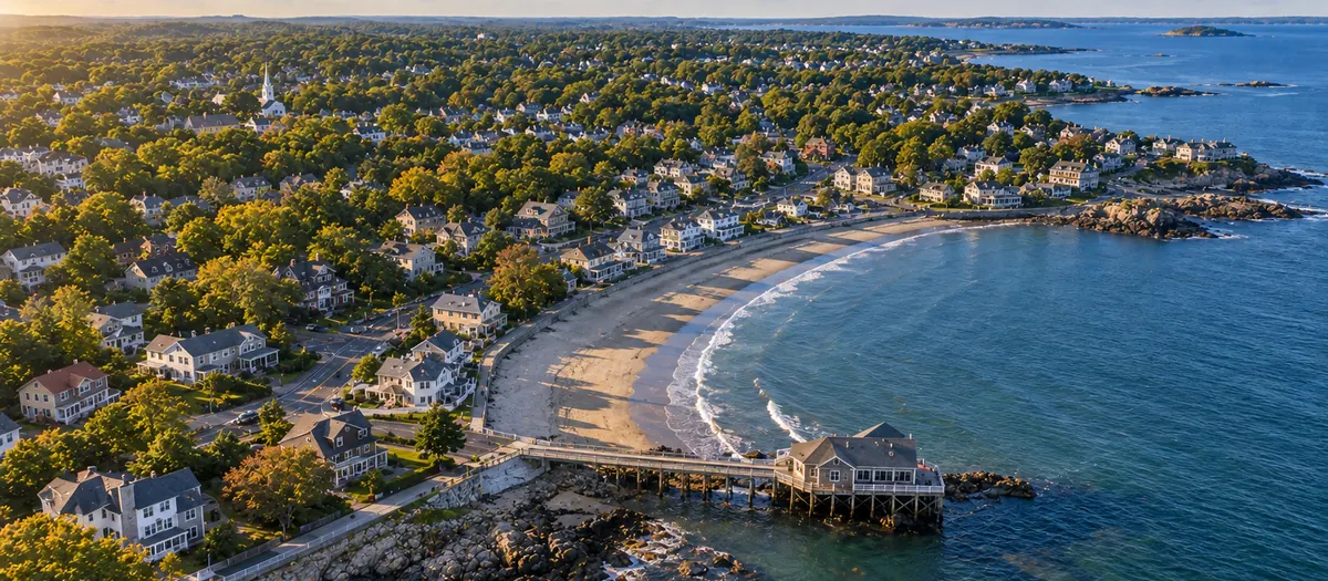 Aerial view of Swampscott, MA